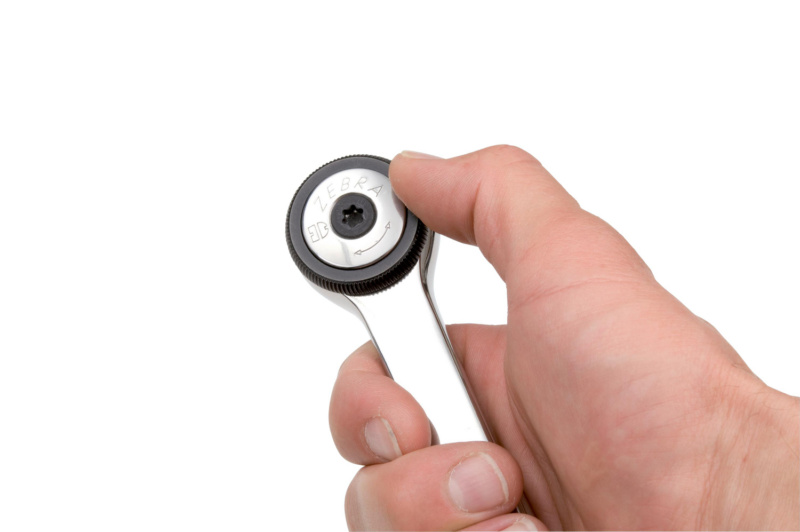Umschaltknarre 1/4 Zoll 1/4" mit Drehteller-Umschaltung