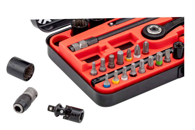 1/4 Zoll Multi-Steckschlüssel-Satz Black Edition 34-teilig