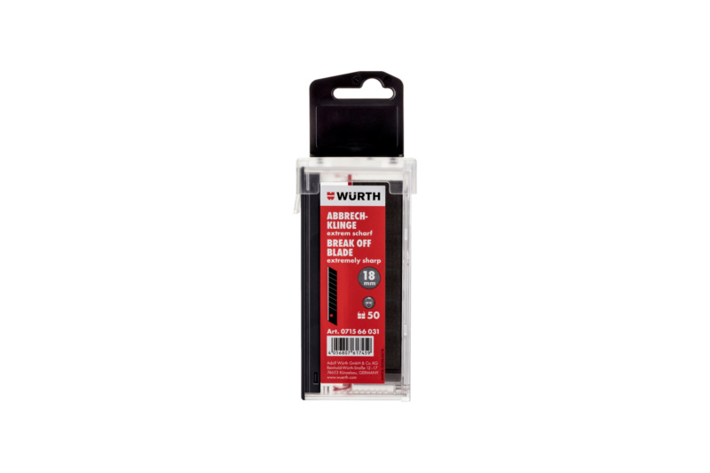 Abbrechklinge KLI-MESS-18MM-ABBRECH-SCHWARZ-SISPEND