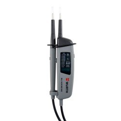 ELMO®  zweipoliger Spannungsprüfer DUO PLUS mit FI/RCD Auslösetest