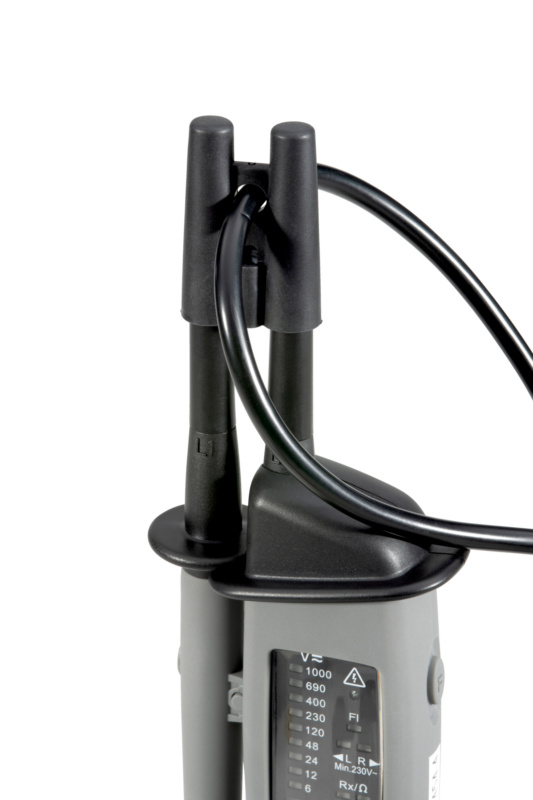 ELMO®  zweipoliger Spannungsprüfer DUO PRUEF-(MULTI-TEST-DUO)-(LCD-LED)-1000V