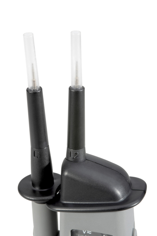 ELMO®  zweipoliger Spannungsprüfer DUO PLUS mit FI/RCD Auslösetest