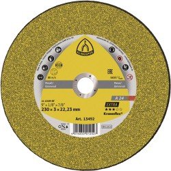 Trennscheibe A 24 Extra D115x2,5mm gekr.STA Bohr.22,23mm KLINGSPOR