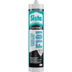 Sanitärsilikon F101 weiß 300 ml Kartusche SISTA