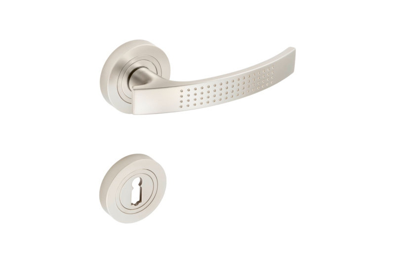 Türdrücker ZD 21 Rosettengarnitur TD-ZD21-ROS-BB-(NI)-MATT