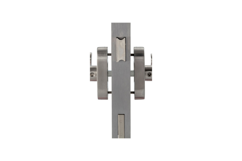 Türdrücker A 811 auf Ovalrosette TD-A2-A811/FS-OVAL-ROS-L/R-MATT