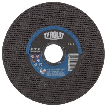 Trennscheibe PREMIUM D125x1mm ger.Bohr.22,23mm Dose TYROLIT