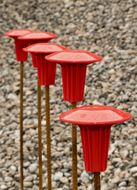 Schutzkappe mit Stahleinlage SHTZKA-F.ARMST-KST-ROT-(6-20MM)