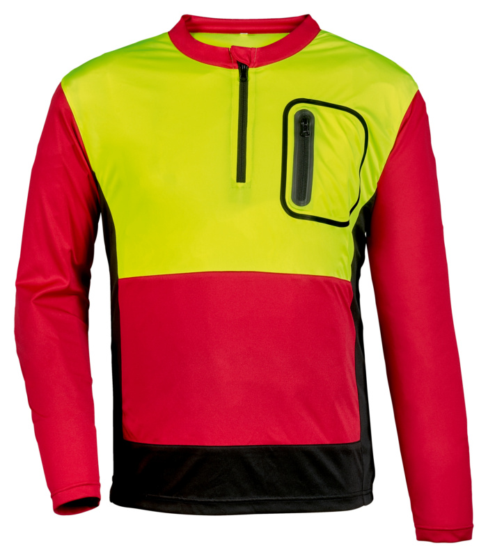 WÜRTH MODYF Forst Langarmshirt LANGARMSHIRT FORST GELB/ROT XL