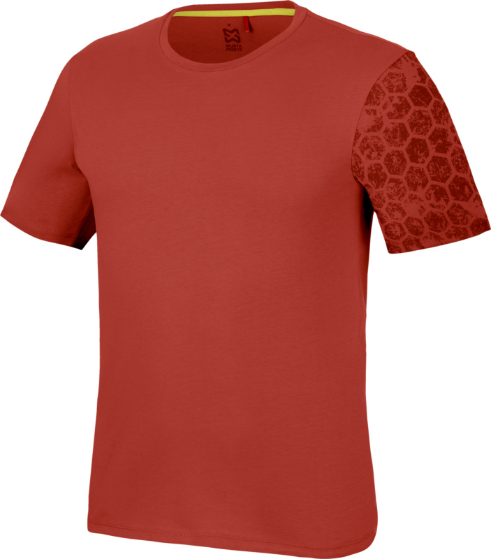 WÜRTH MODYF FUSION T-shirt T-SHIRT FUSION KUPFERROT 4XL