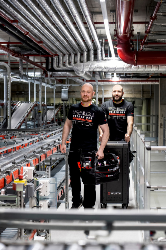 T-Shirt Helden der Instandhaltung WUE HDI T-SHIRT JOB+ SCHWARZ L