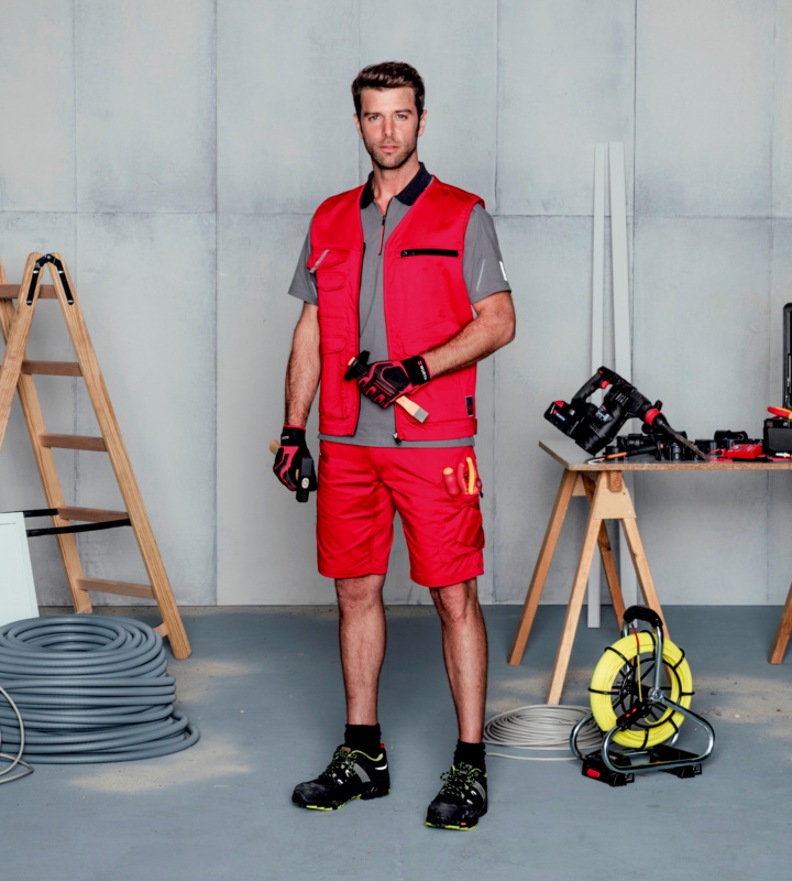 WÜRTH MODYF STRETCH X Shorts BERMUDA STRETCH X ROT 52