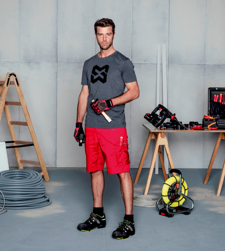 WÜRTH MODYF STRETCH X Shorts BERMUDA STRETCH X ROT 66