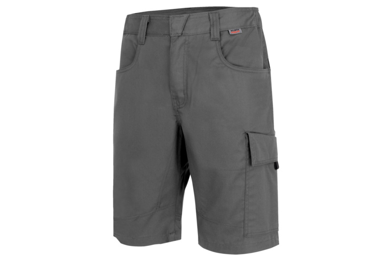 WÜRTH MODYF Star Cotton Plus Arbeitsshort BERMUDA STAR CP GRAU/SCHWARZ 62