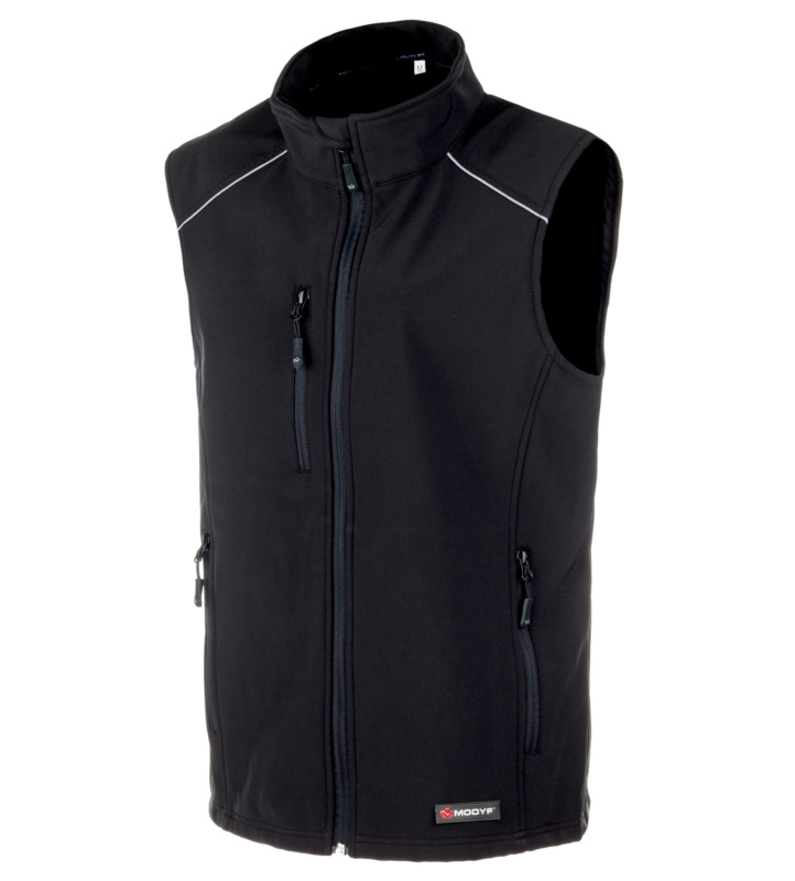 WÜRTH MODYF City Softshellweste SOFTSHELL WESTE CITY SCHWARZ 4XL