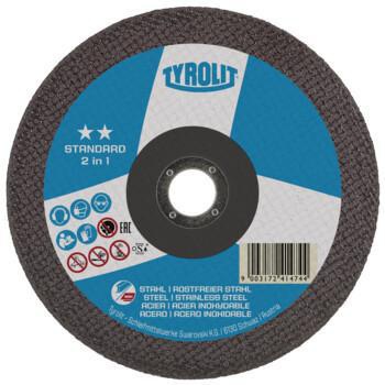 Trennscheibe STANDARD D125x1,6mm ger.2in1 Bohr.22,23mm TYROLIT