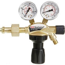 Flaschendruckminderer BaseControl Argon/CO₂ 200bar m.Ventil 24l/min GCE