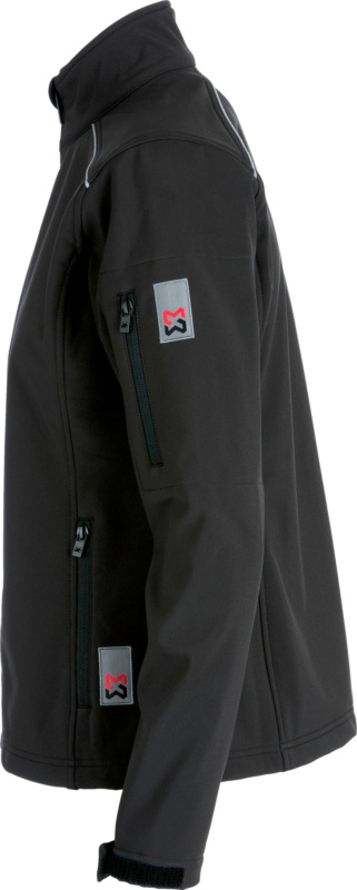 WÜRTH MODYF City Softshelljacke Damen SOFTSHELLJACKE CITY DAMEN SCHWARZ XXL