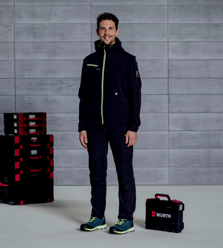 Softshelljacke Stretch Evolution SOFTSHL STRETCH EVOLUTION ANTHR/LIME 5XL