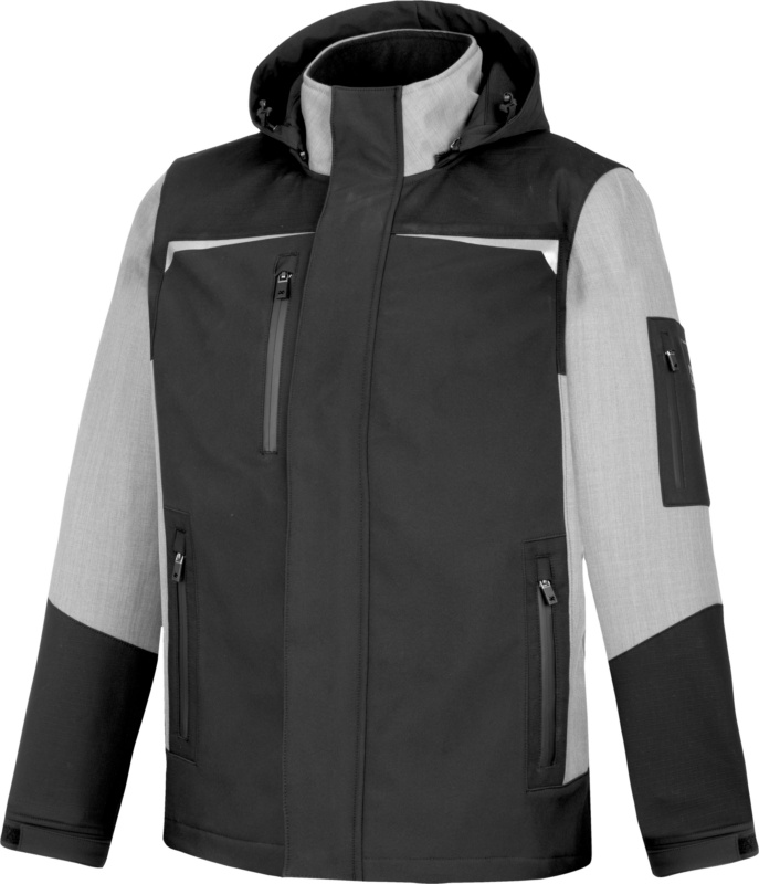 WÜRTH MODYF Softshelljacke TEMPER SOFTSHELLJACKE TEMPER HELLGRAU XXL