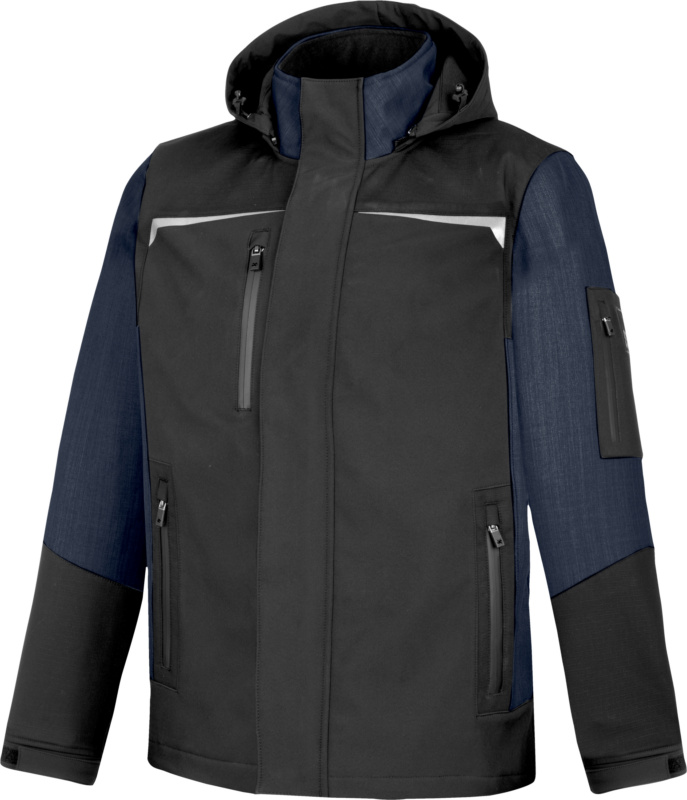 WÜRTH MODYF Softshelljacke TEMPER SOFTSHELLJACKE TEMPER DUNKELBLAU 6XL