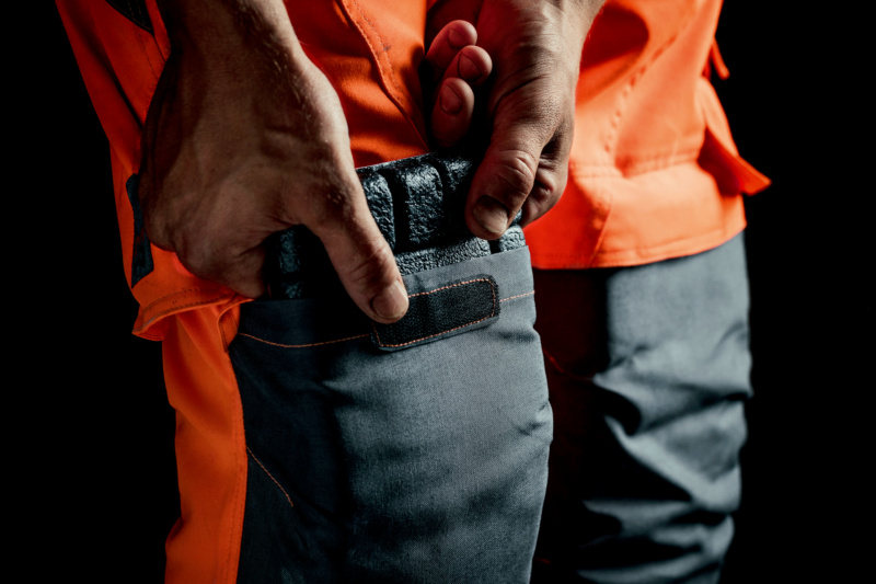 WÜRTH MODYF NEON Warnschutz Bundhose Klasse 2 BUNDHOSE NEON ORANGE/GRAU 106