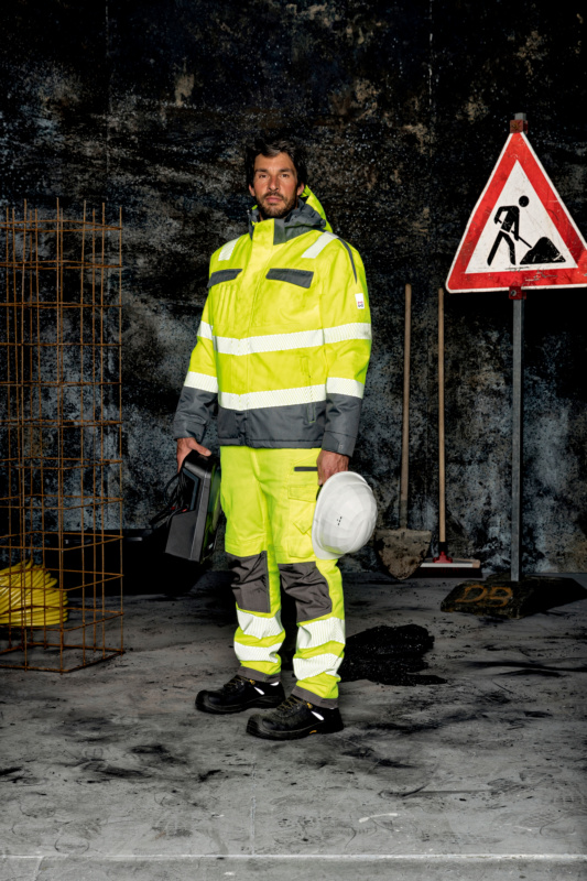 WÜRTH MODYF NEON Warnschutz Bundhose Klasse 2 BUNDHOSE NEON GELB/GRAU 106
