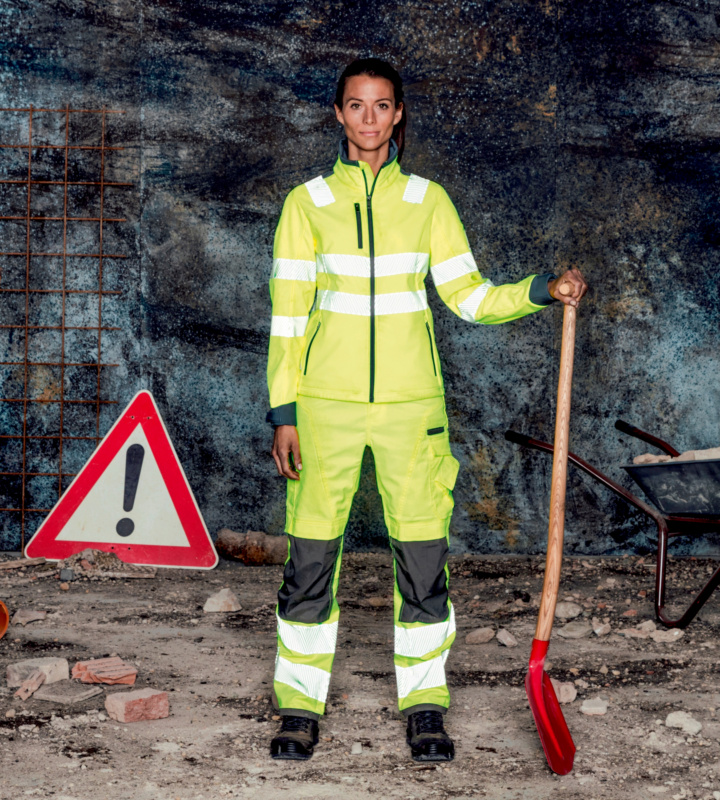 WÜRTH MODYF NEON Warnschutz Bundhose Klasse 2 BUNDHOSE NEON GELB/GRAU 102