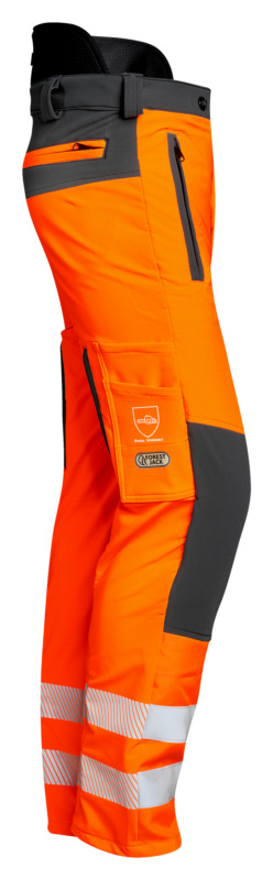 WÜRTH MODYF Stretch Warnschutz Bundhose BUHO STRETCH HIVIS FORST ORANGE 54/56