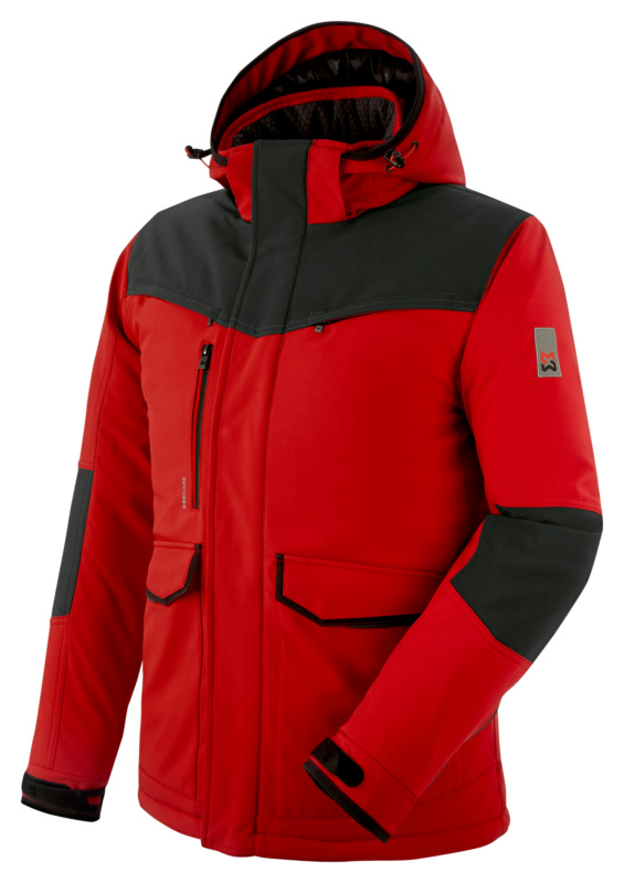 WÜRTH MODYF STRETCH X Winter Softshelljacke SOFTSHELLJACKE WINT STRETCH X ROT M