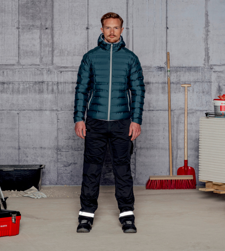 WÜRTH MODYF Start Up Jacke Würth START UP JCK WUERTH PETROL ZIP GRAU XL