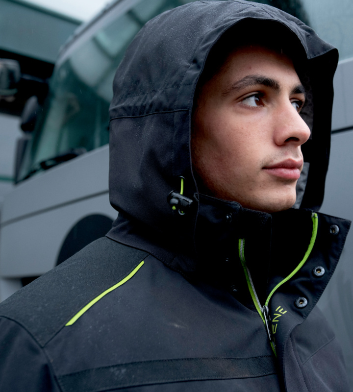 WÜRTH MODYF Stretch Evolution Winterjacke WINTERJACKE EVOLUTION ANTHRA/LIME 3XL