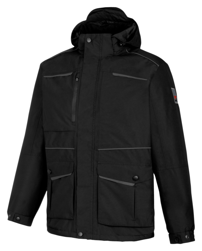 WÜRTH MODYF Parka STAR POLY-COTTON PARKA STAR SCHWARZ XL