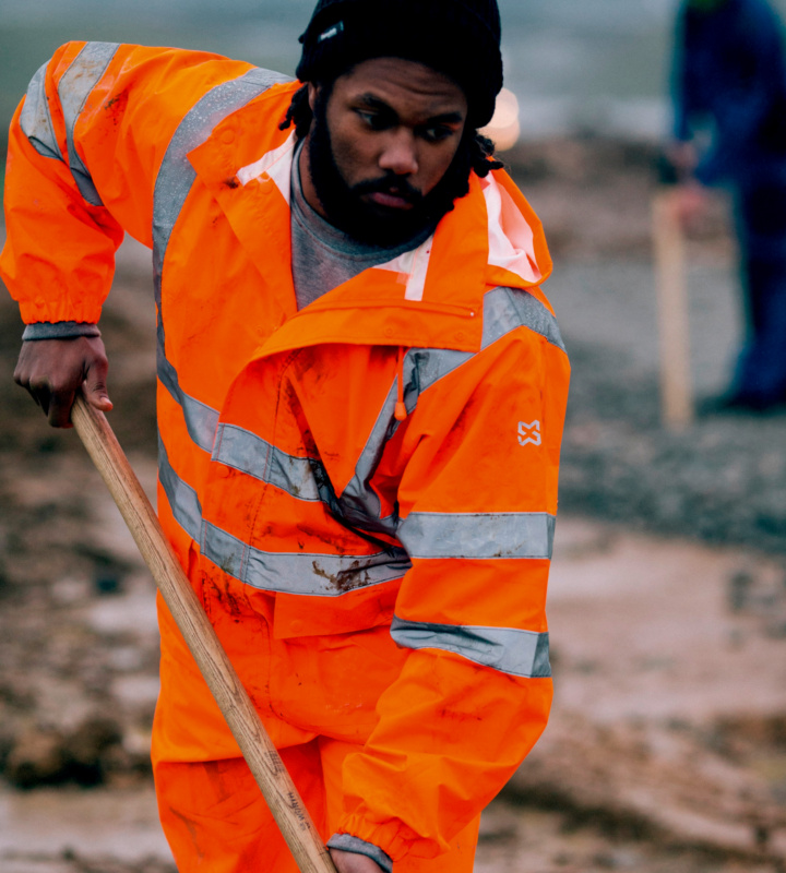 Warnschutz Regenjacke REGEN-WARNSCHUTZJACKE ORANGE XL