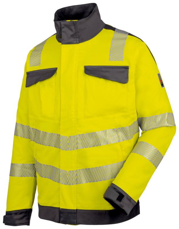 WÜRTH MODYF NEON Warnschutz Bundjacke Klasse 3 BUNDJACKE NEON GELB/GRAU XL