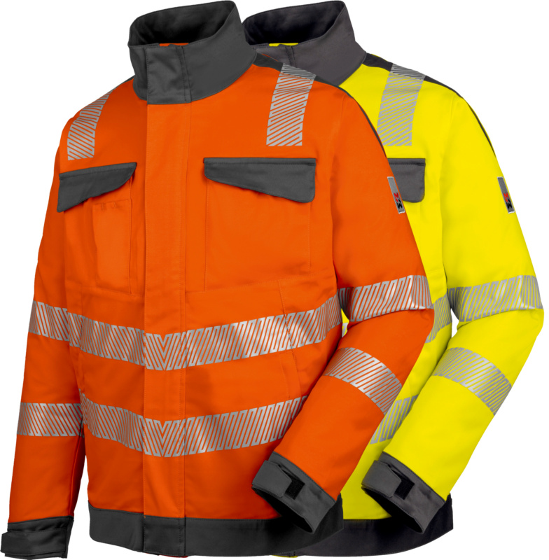 WÜRTH MODYF NEON Warnschutz Bundjacke Klasse 3 BUNDJACKE NEON GELB/GRAU 5XL