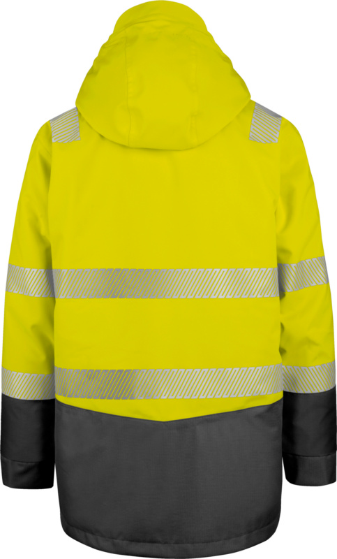 WÜRTH MODYF NEON Warnschutz Parka 3-in-1 Klasse 3 PARKA 3IN1 NEON GELB/GRAU 4XL