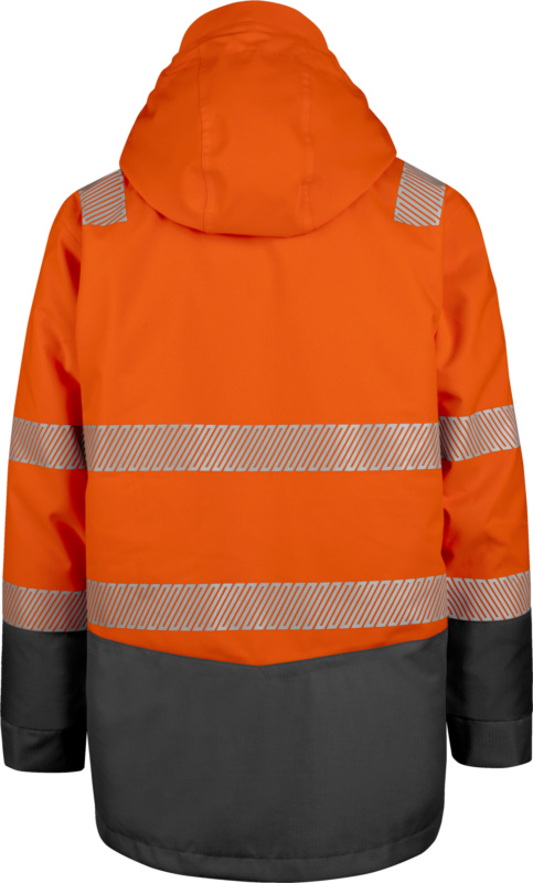 WÜRTH MODYF NEON Warnschutz Parka 3-in-1 Klasse 3 PARKA 3IN1 NEON ORANGE/GRAU L
