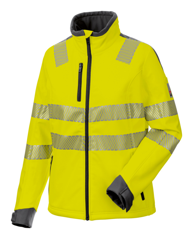 Warnschutz-Softshelljacke Neon Damen SOFTSHELLJACKE NEON DAMEN GELB XXL