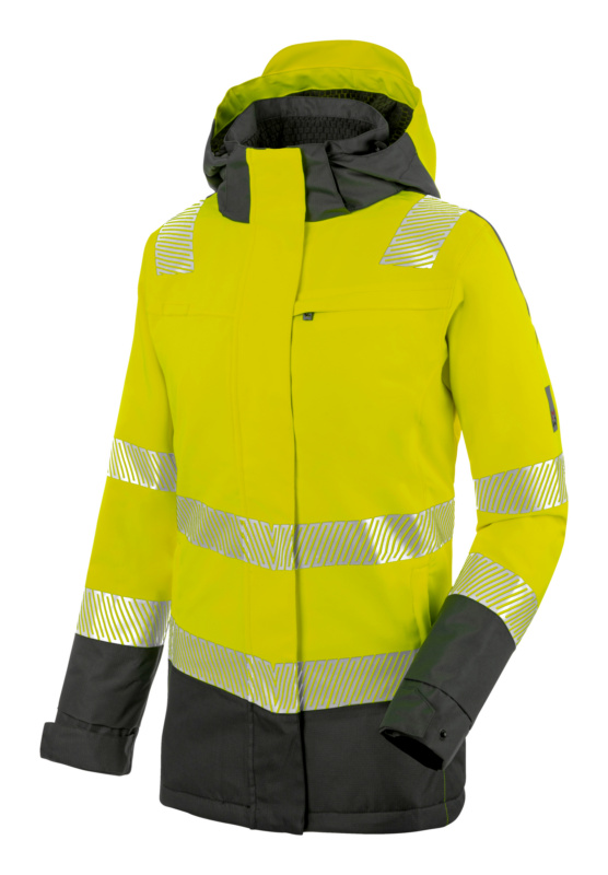 Warnschutz-Winterjacke Neon Damen Klasse 2 WINTERJACKE NEON DAMEN GELB XS