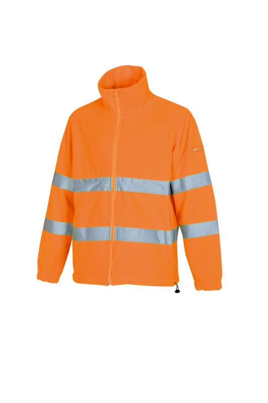 Warnschutz-Fleecejacke EINFARBIG
