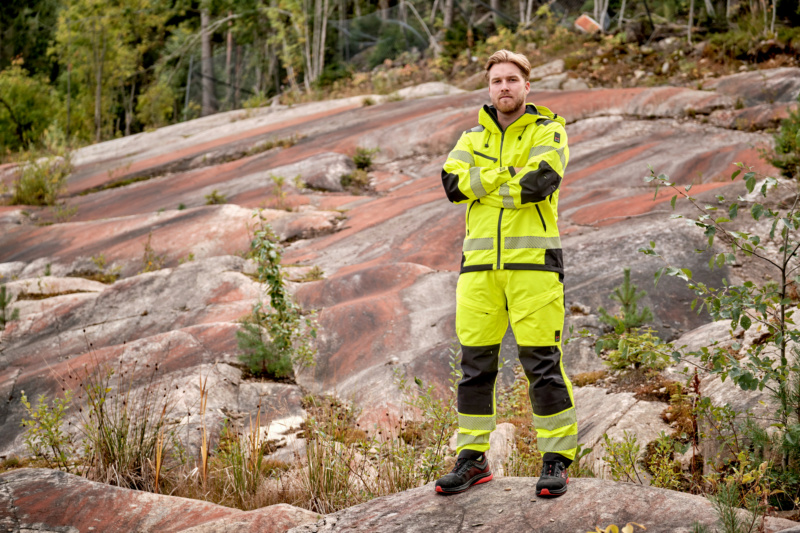 Shell-Jacke Performance Warnschutz Kl. 3