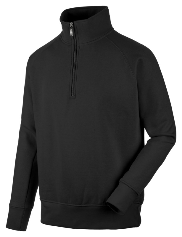 WÜRTH MODYF Arbeitstroyer Job+ SWEATSHIRT 1/2 ZIP JOB+ SCHWARZ L