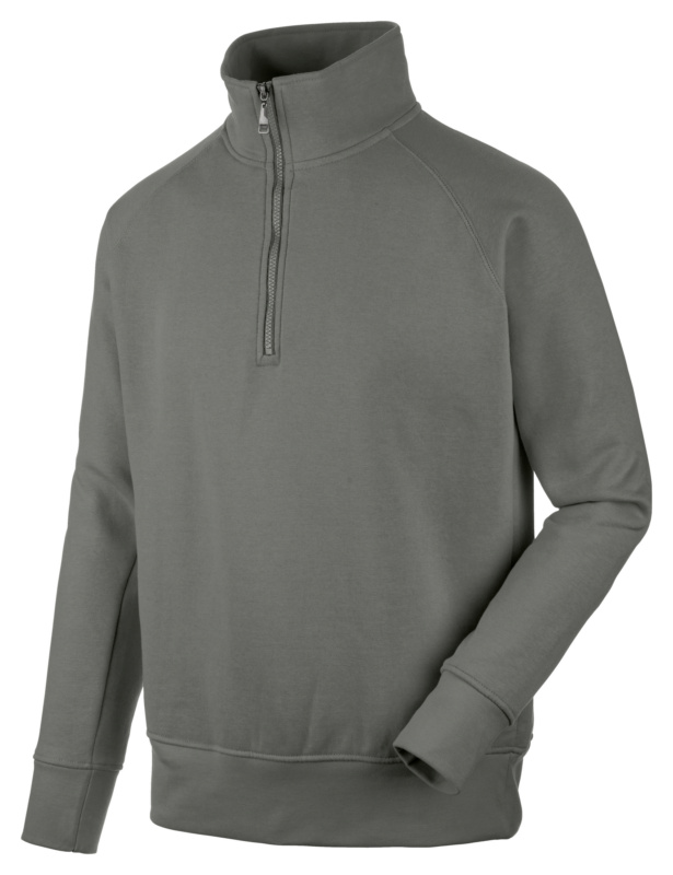 WÜRTH MODYF Arbeitstroyer Job+ SWEATSHIRT 1/2 ZIP JOB+ SMOKE S