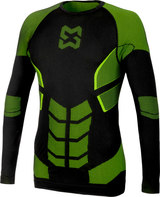 Unterhemd Longsleeve Sportive UW LONGSLEEVE SPORTIVE SWZ/LIME XXL/3XL