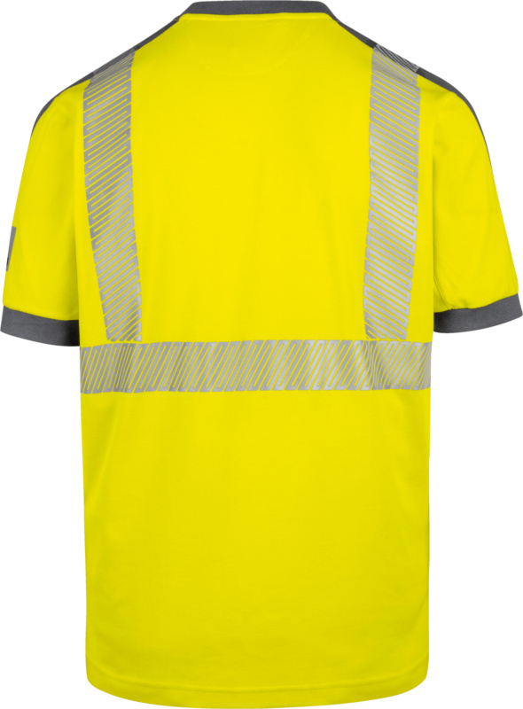 Warnschutz T-Shirt Neon Klasse 2 T-SHIRT NEON GELB/GRAU 6XL