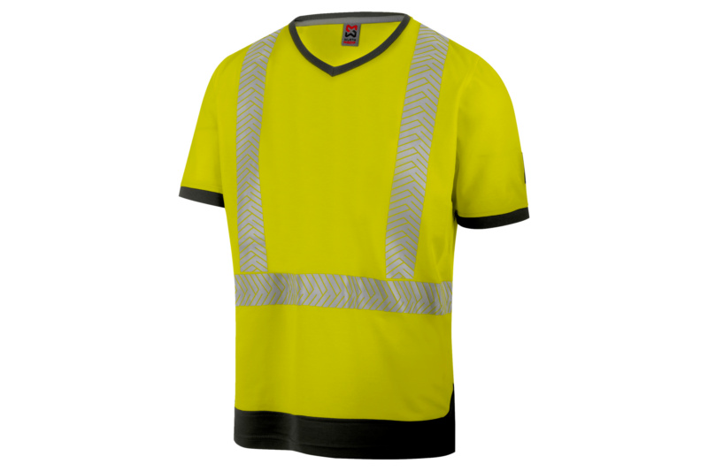 WÜRTH MODYF Fluo Warnschutz-T-Shirt Klasse 2 T-SHIRT FLUO GELB/ANTHRAZIT M