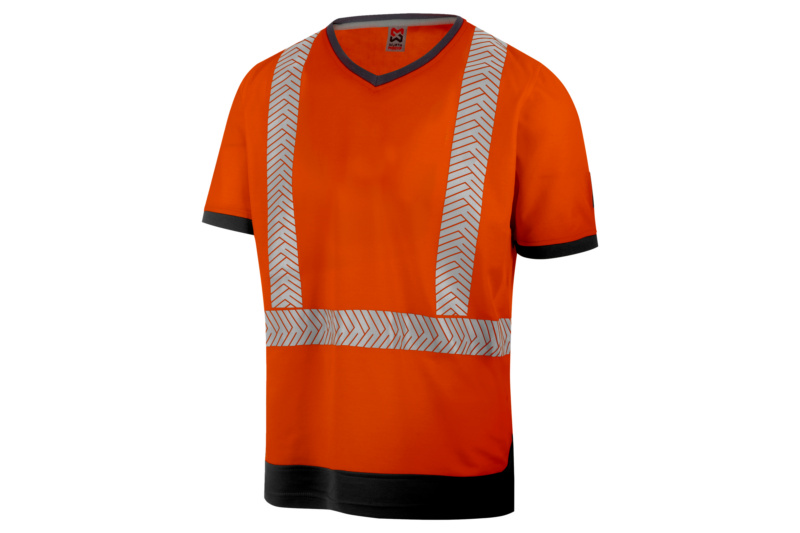 WÜRTH MODYF Fluo Warnschutz-T-Shirt Klasse 2 T-SHIRT FLUO ORANGE/ANTHRAZIT S