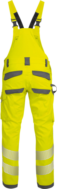 WÜRTH MODYF NEON Warnschutz Latzhose Klasse 2 LATZHOSE NEON GELB/GRAU 40