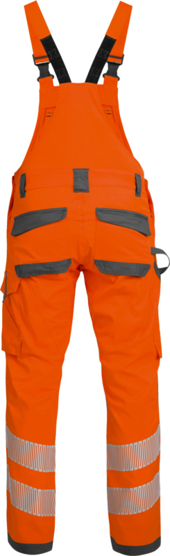 WÜRTH MODYF NEON Warnschutz Latzhose Klasse 2 LATZHOSE NEON ORANGE/GRAU 64
